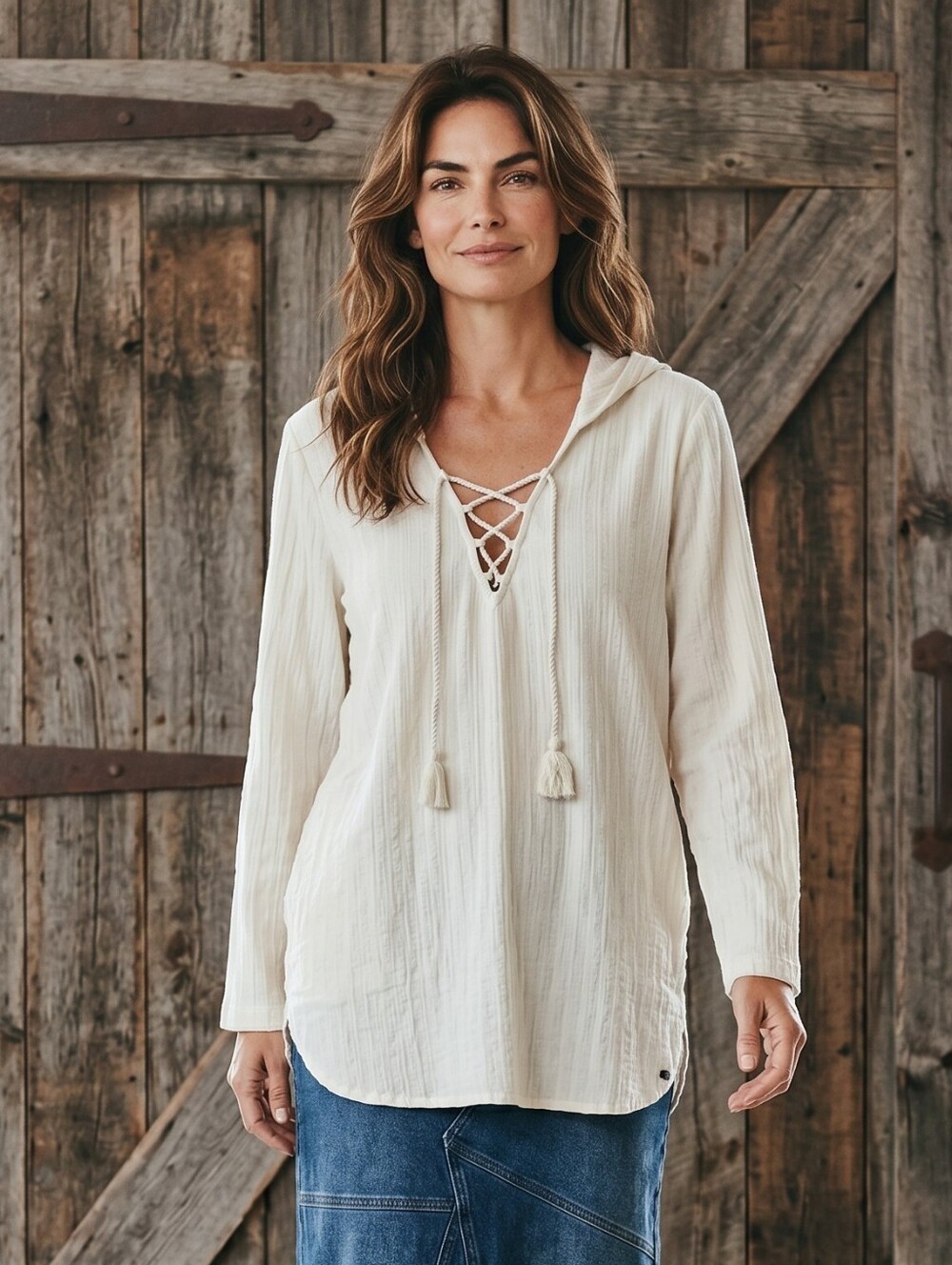 Billabong Beach Cover-up with Tassels